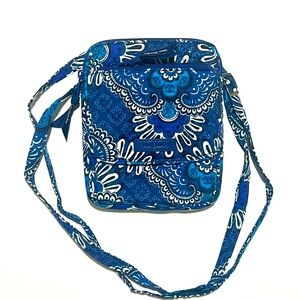 Vera Bradley Blue Patterned Crossbody Bag